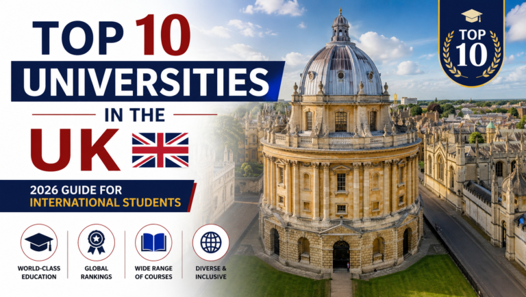 Top 10 universities in the UK
