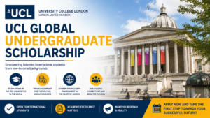Read more about the article UCL Global Undergraduate Scholarship 2026 in UK | Fully Funded Opportunity for International Students