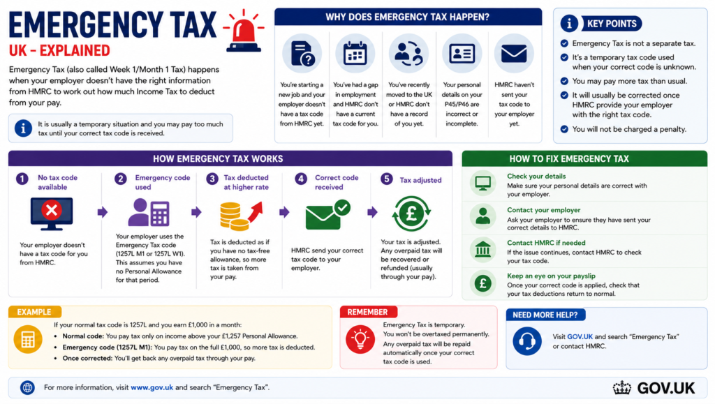 Emergency Tax UK