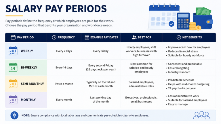 Salary Pay Periods