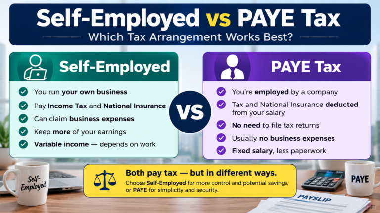 Self-Employed vs PAYE Tax