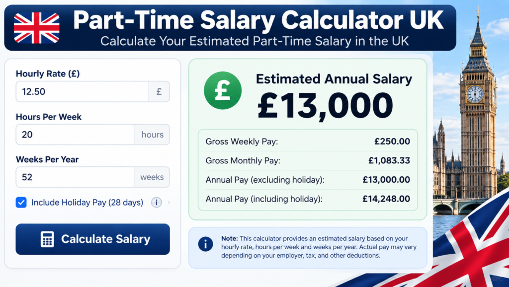 Part-Time Salary Calculator UK