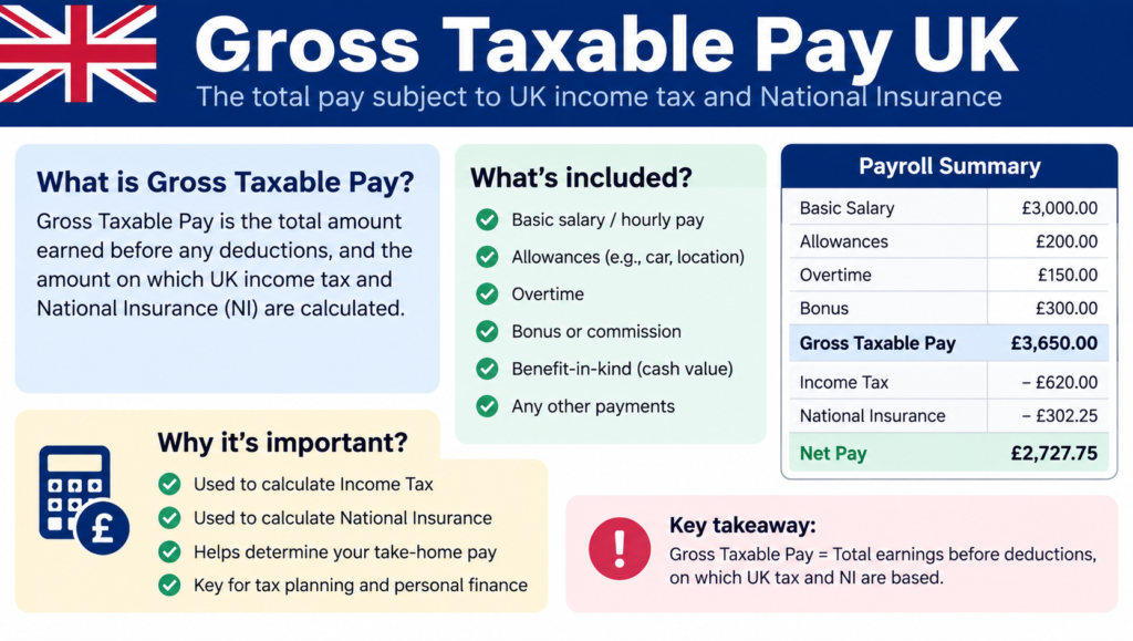 Gross Taxable Pay UK